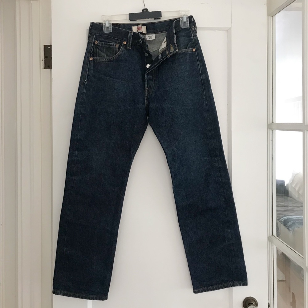 Levi’s 501 Straight Leg Button Fly Jeans